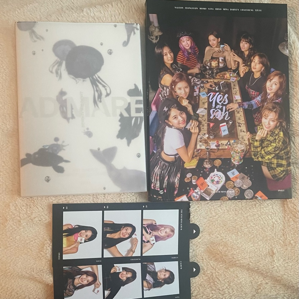 Twice yes or yes and nmixx ad mare album